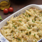 Chicken Alfredo Bake