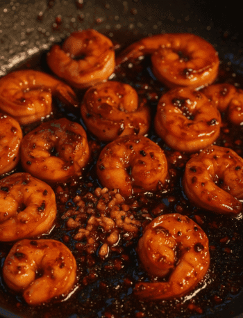 Honey garlic shrimp