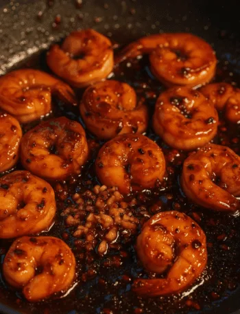 Honey garlic shrimp