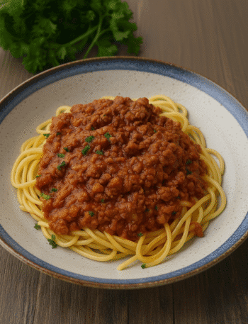 Spaghetti with Classic Meat Sauce