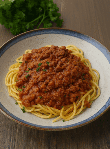 Spaghetti with Classic Meat Sauce