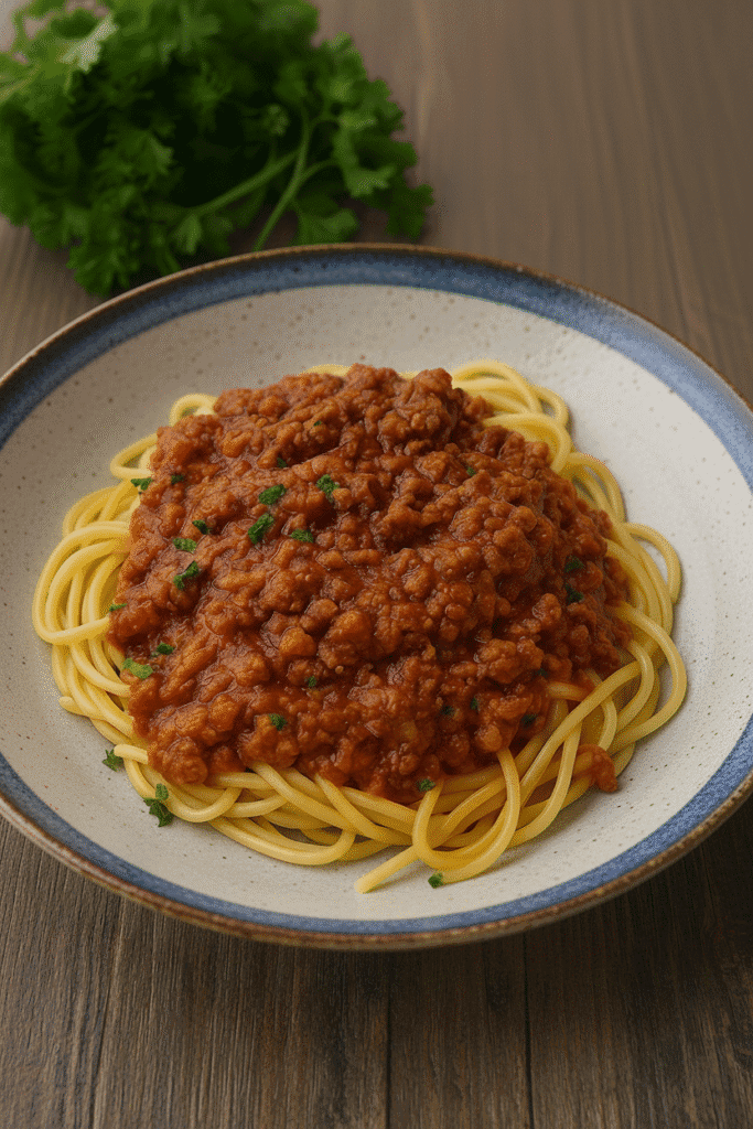 Spaghetti with Classic Meat Sauce
