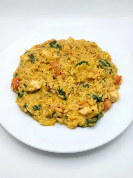 Creamy Spinach Orzo
