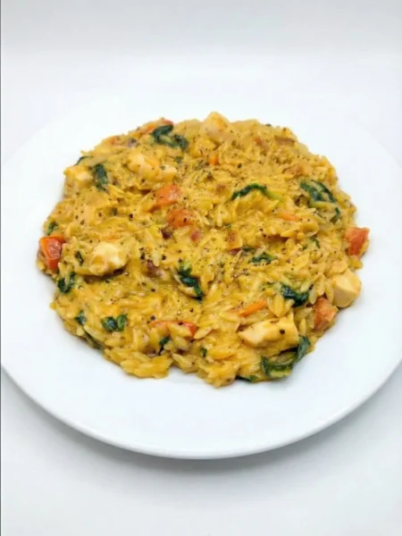 Creamy Spinach Orzo