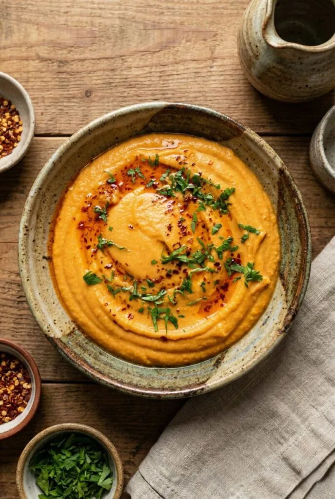 CREAMY TOMATO LENTIL SOUP