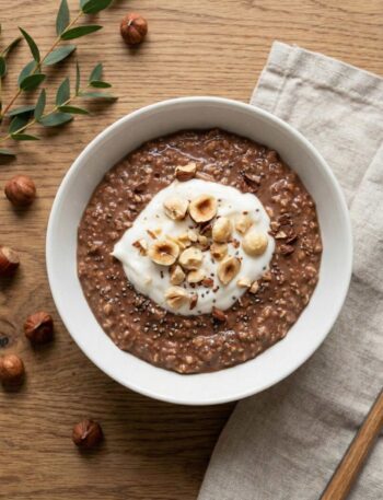 Chocolate Hazelnut Oat Bowl