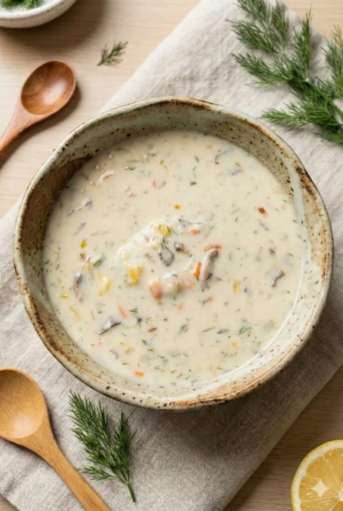Creamy Mushroom Vegetable Soup