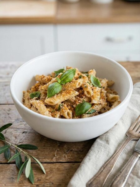 Creamy Baked Zucchini Pasta