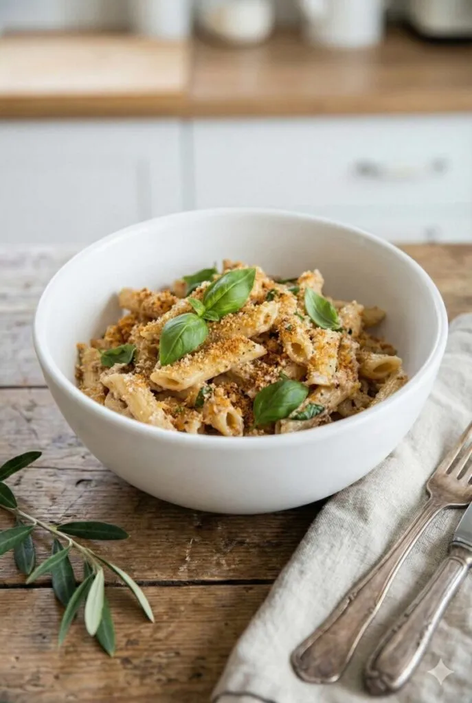 Creamy Baked Zucchini Pasta