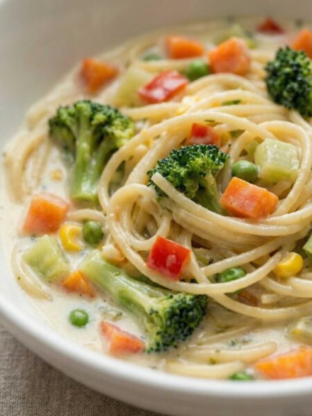 Creamy Vegetable Noodle Soup