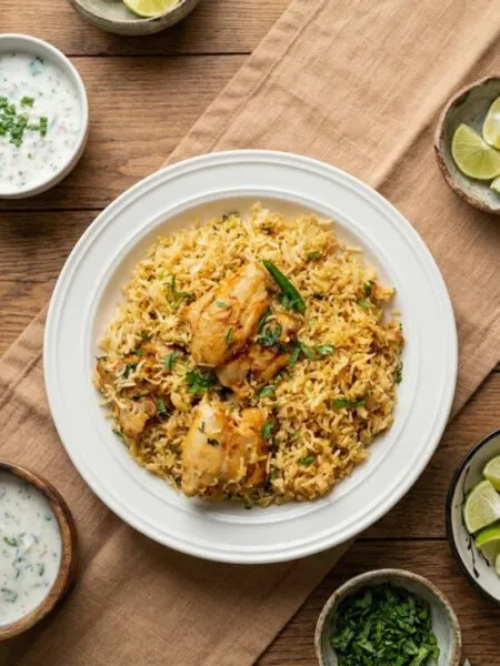 Crispy Chicken Rice Skillet