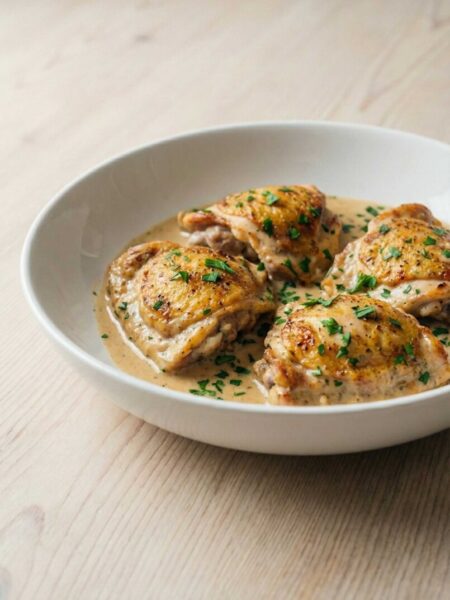 Crispy Garlic Chicken Skillet