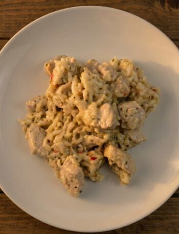 Garlic Chicken Rice Skillet