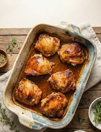 HONEY GARLIC CHICKEN THIGHS