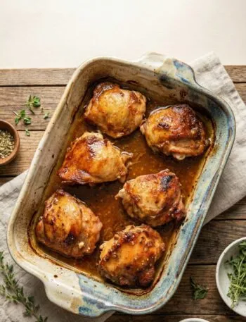 HONEY GARLIC CHICKEN THIGHS