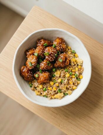 Honey Garlic Chicken Rice Skillet