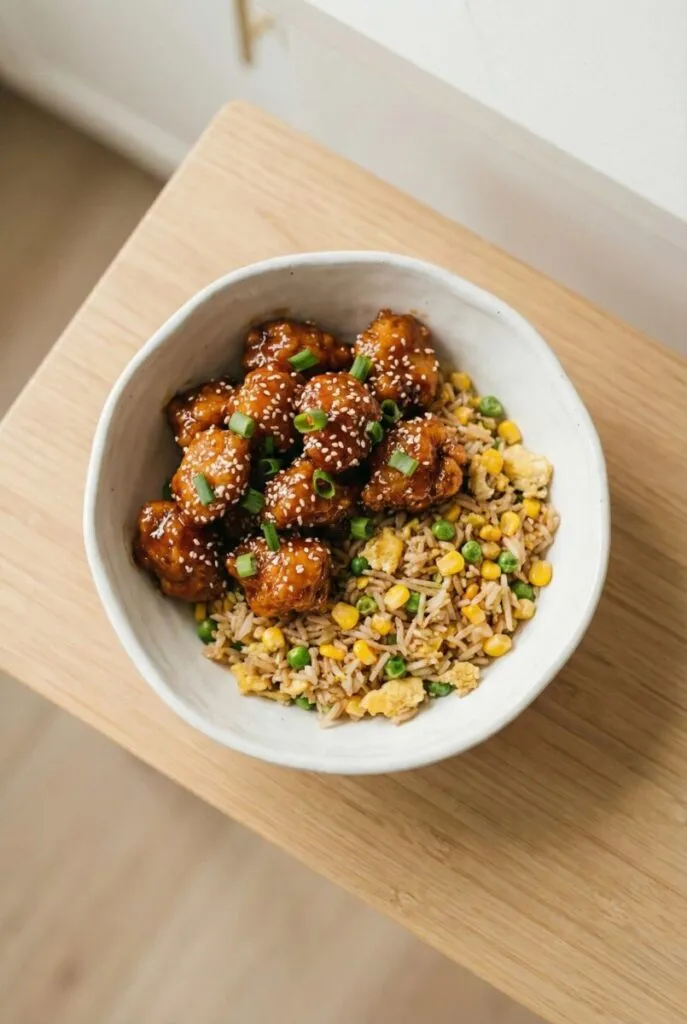 Honey Garlic Chicken Rice Skillet