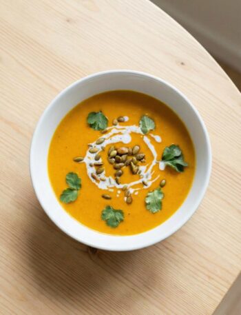 Roasted Carrot Ginger Soup