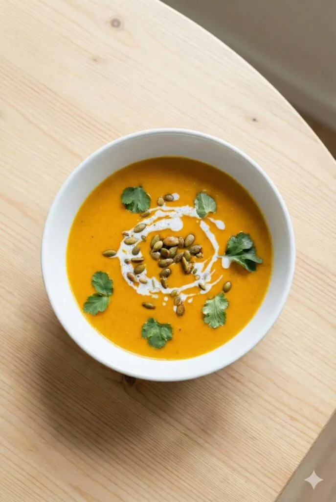 Roasted Carrot Ginger Soup