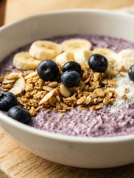 Blueberry Vanilla Yogurt Bowl