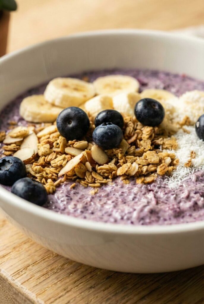 Blueberry Vanilla Yogurt Bowl
