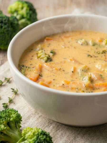 Creamy Broccoli Cheddar Soup