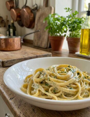 Creamy Garlic Parmesan Pasta