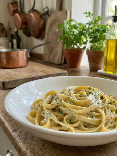 Creamy Garlic Parmesan Pasta