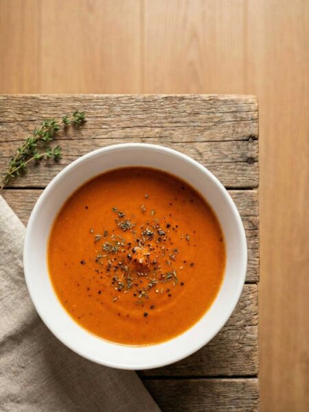 Light Tomato Vegetable Soup