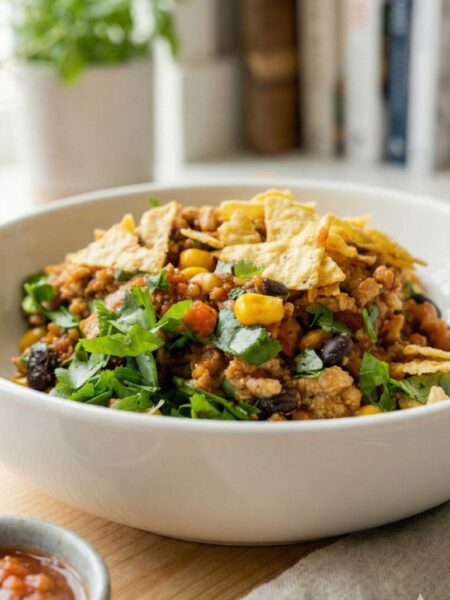 Spicy Chicken Taco Skillet