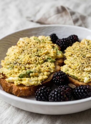 Avocado Cottage Cheese Toast