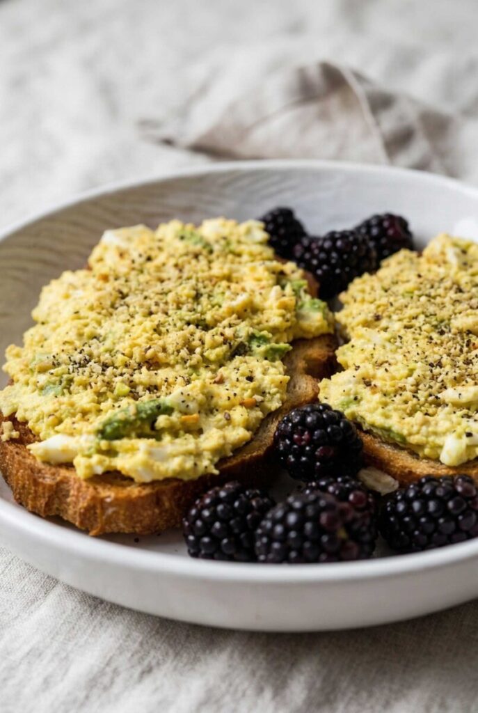 Avocado Cottage Cheese Toast