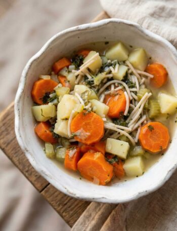 Rustic Vegetable Noodle Soup
