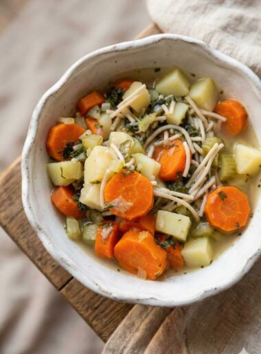 Rustic Vegetable Noodle Soup