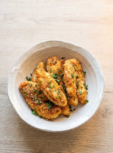 Air Fryer Crispy Parmesan Chicken Tenders
