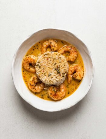 One-Pot Garlic Butter Shrimp Rice