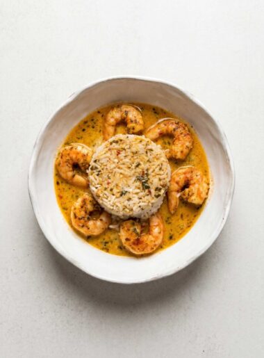 One-Pot Garlic Butter Shrimp Rice