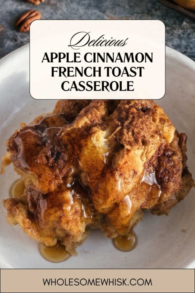 Apple Cinnamon French Toast Casserole