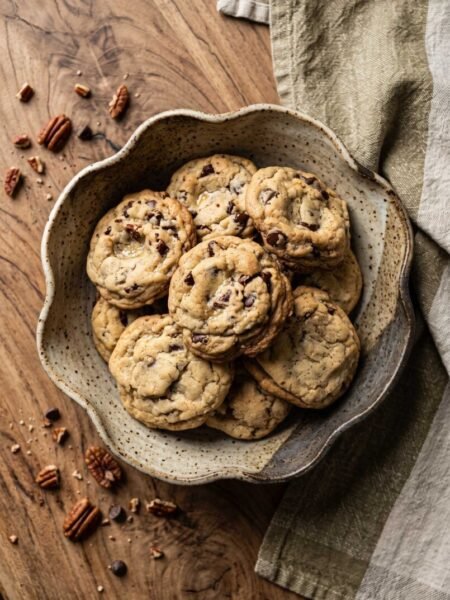 Brown Butter Pecan Chocolate Chip Cookies