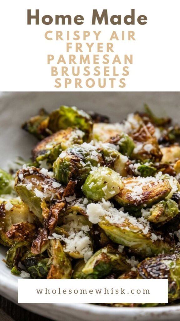 Crispy Air Fryer Parmesan Brussels Sprouts