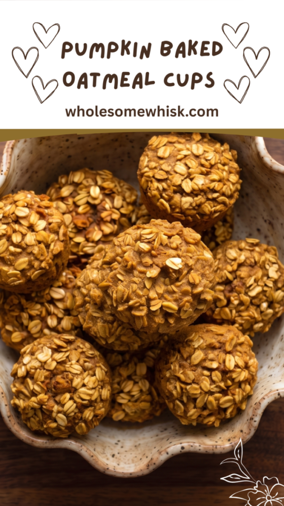 Pumpkin Baked Oatmeal Cups